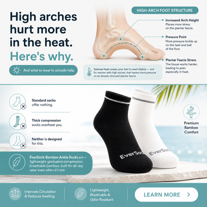 Bamboo Ankle Compression Socks
